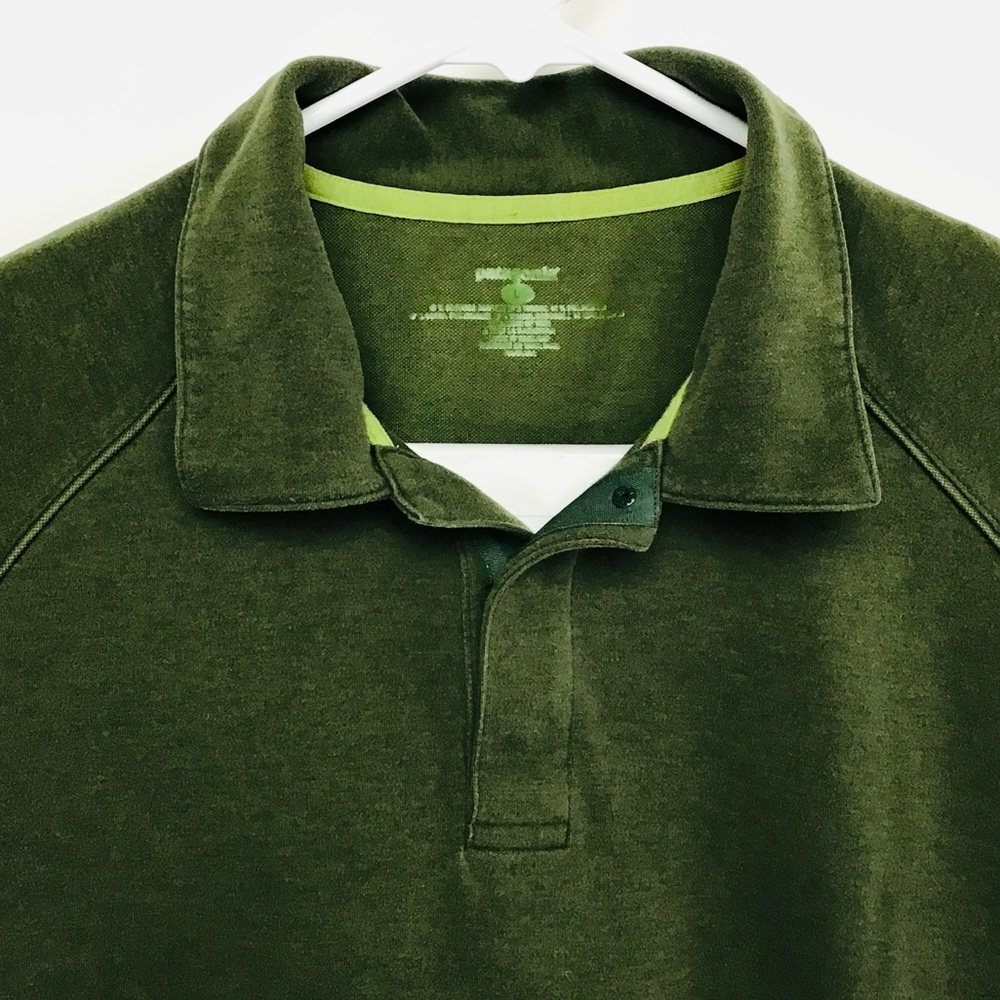 Patagonia men’s snap button long sleeve polo shirt large - Picture 2 of 9